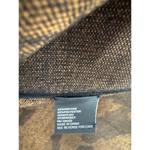 Carlisle Collection Long Floral Knit Cardigan size XL womens black gold - Picture 6 of 7